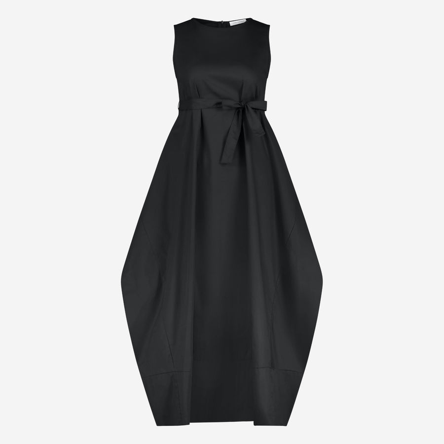 Poplin dress T747 | Black