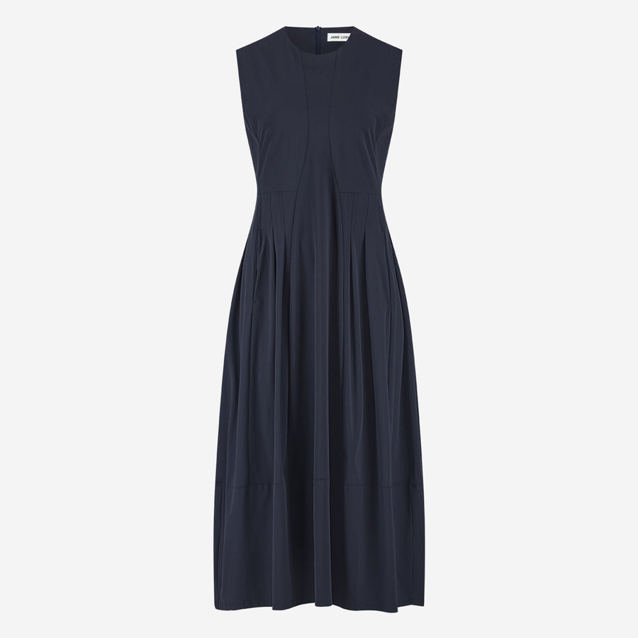 Heide dress technical jersey | Blue