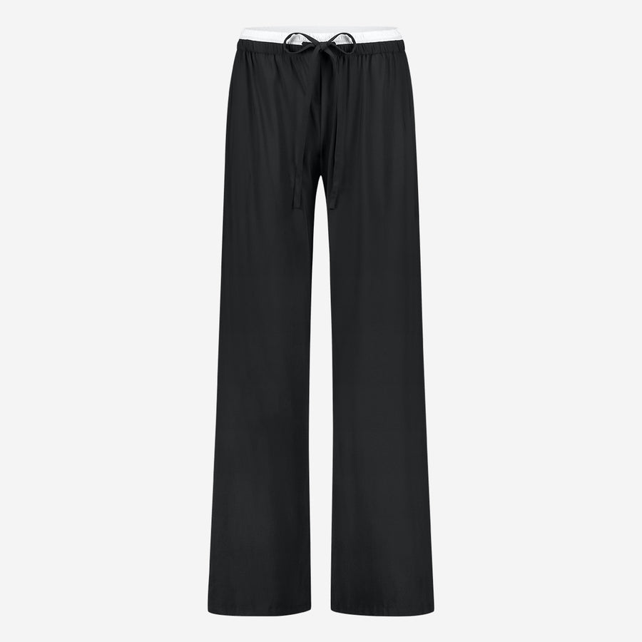 Antiny stretch technical jersey pants | Black