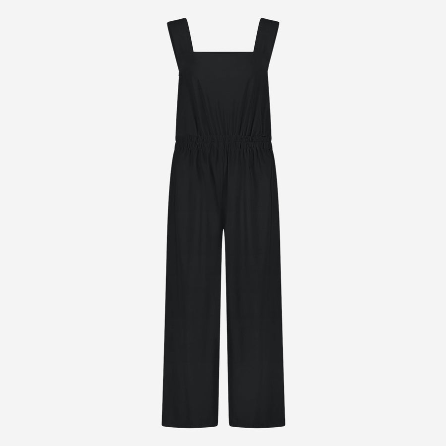 Mathilda jumpsuit technical jersey | Black