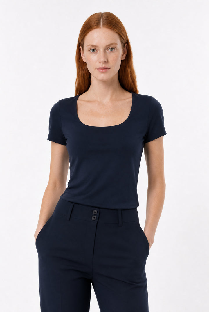 T shirt Sara Easy Wear Technical Jersey | Blue