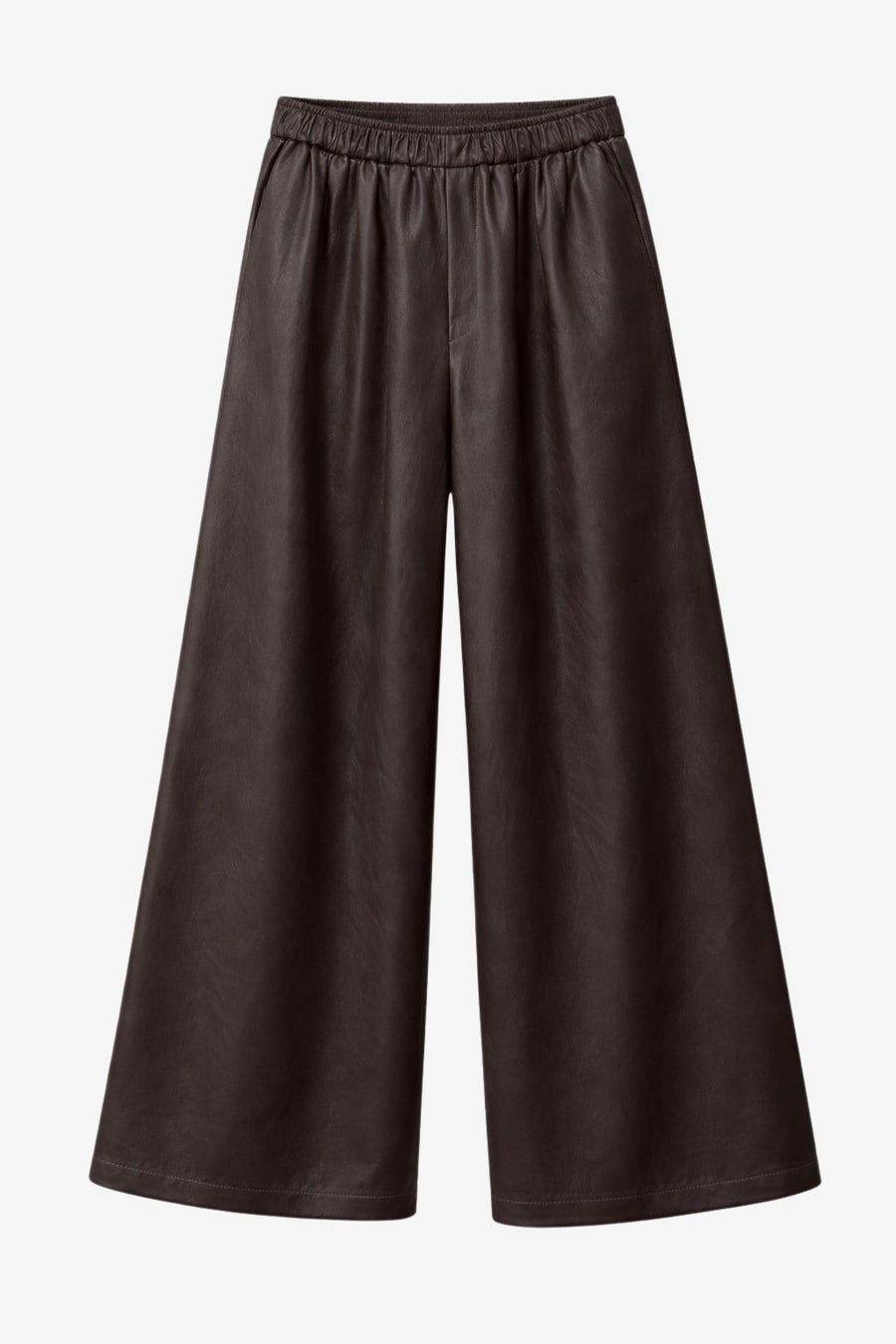 Sienna eco leather wide-leg  pants
