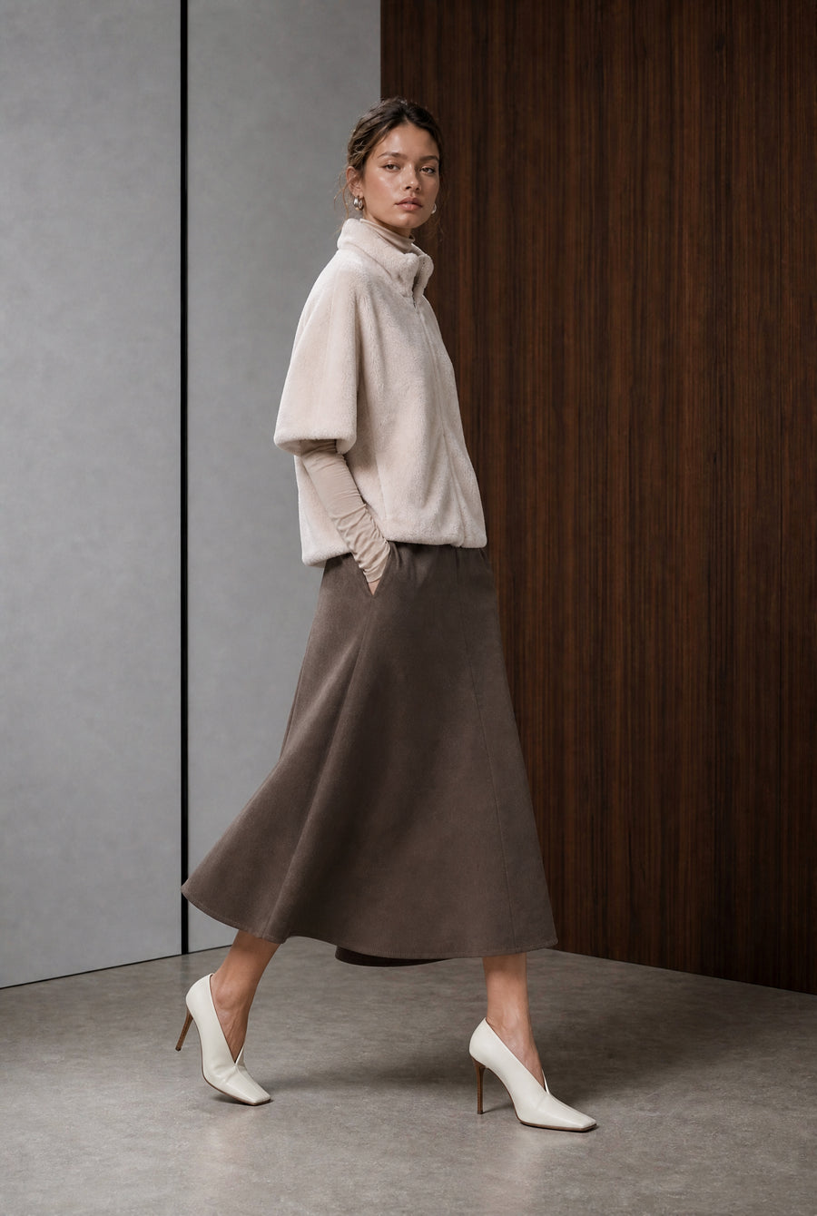 Simba A line jeans skirt