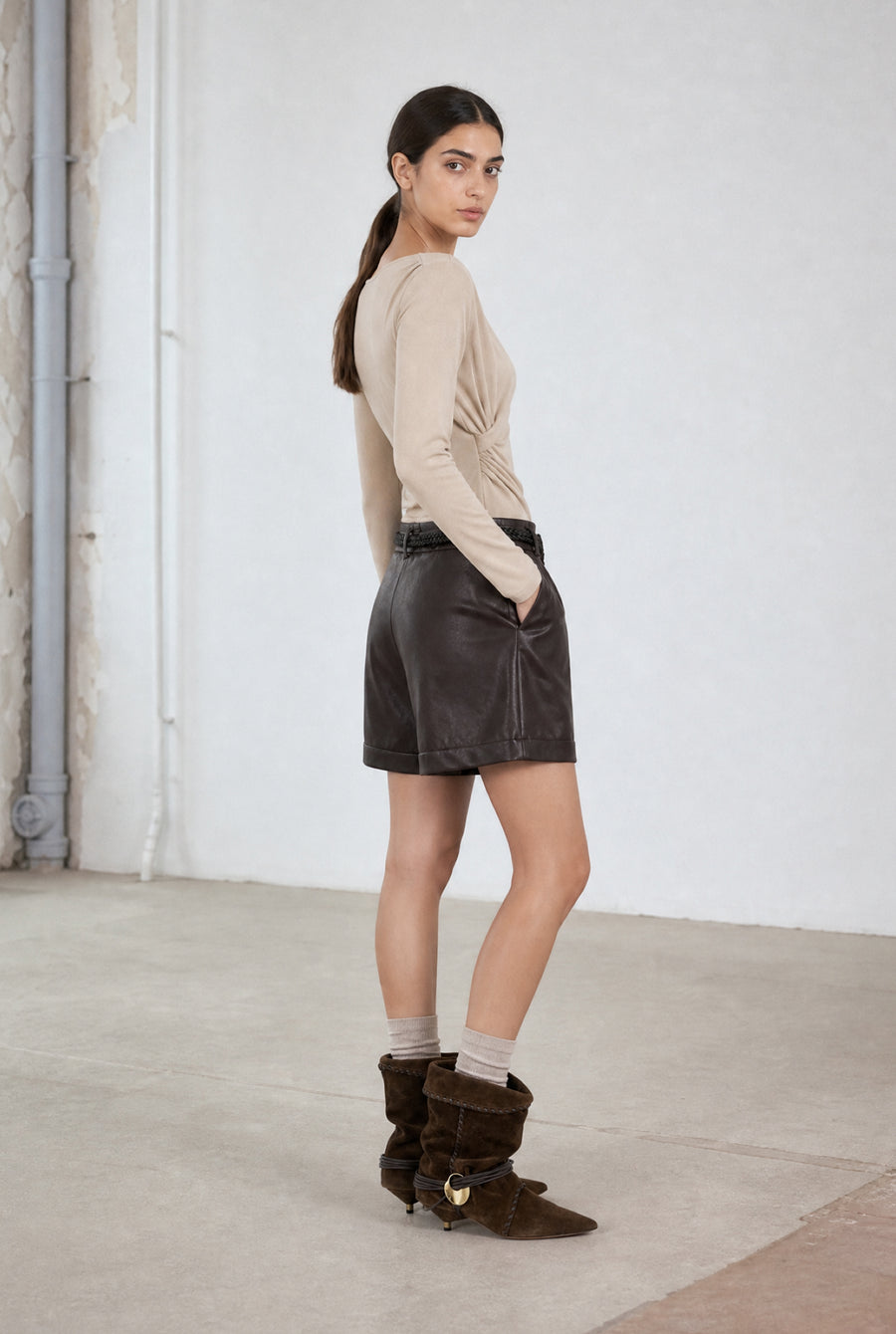 Top in cotone Ari