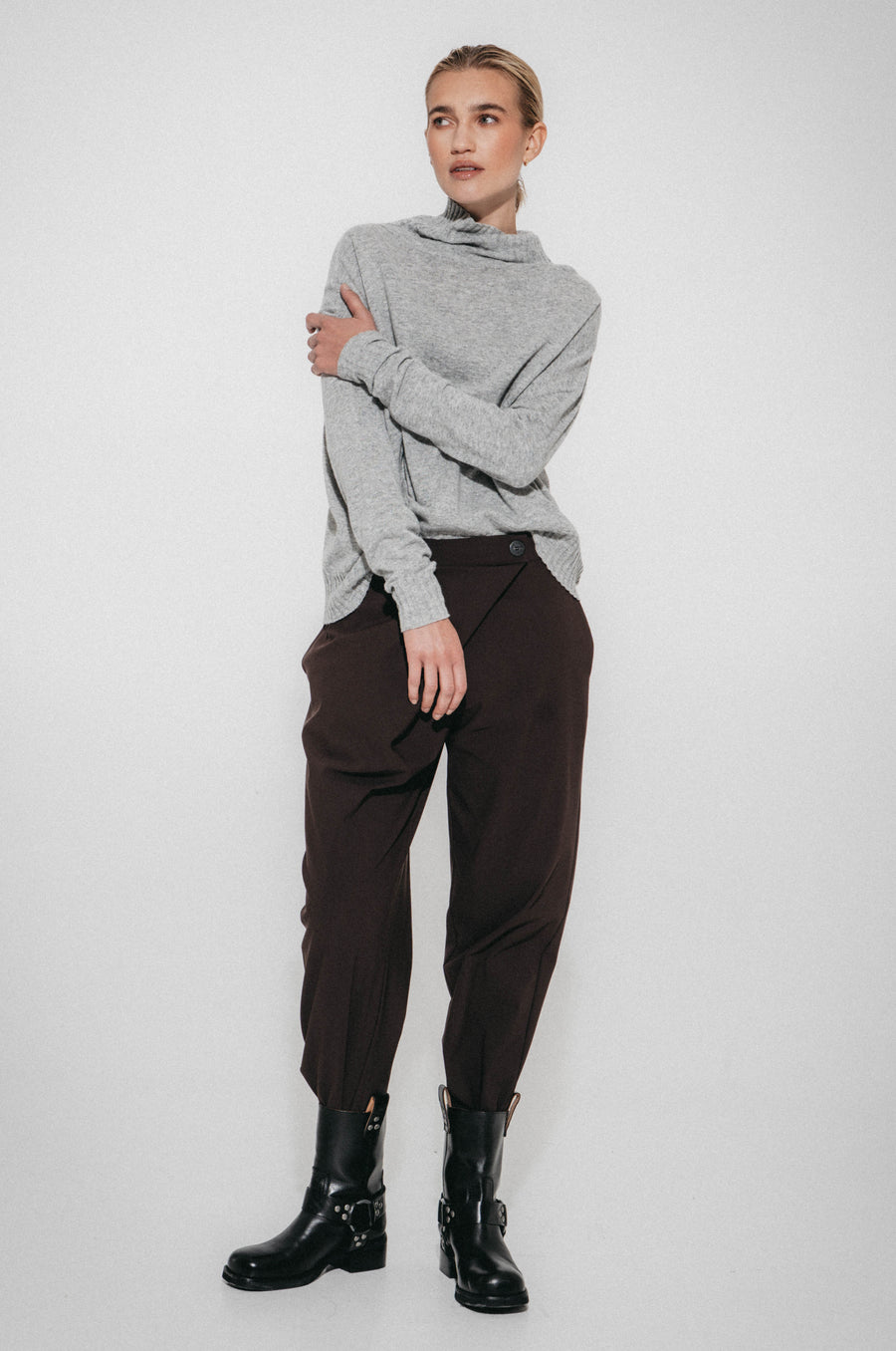 Sossio pants Sensitive tech fabric | Chocolate