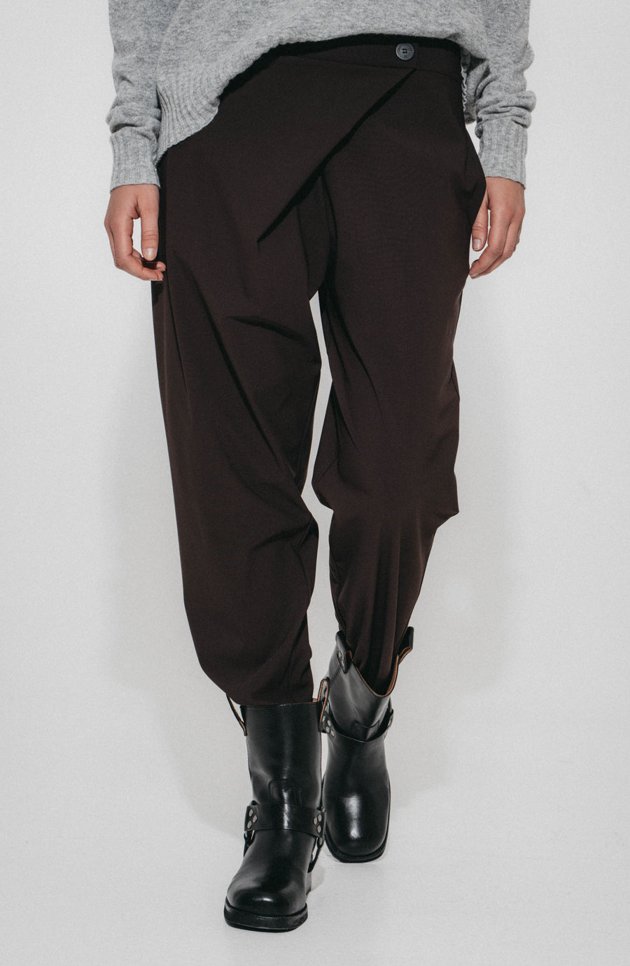 Sossio pants Sensitive tech fabric | Chocolate
