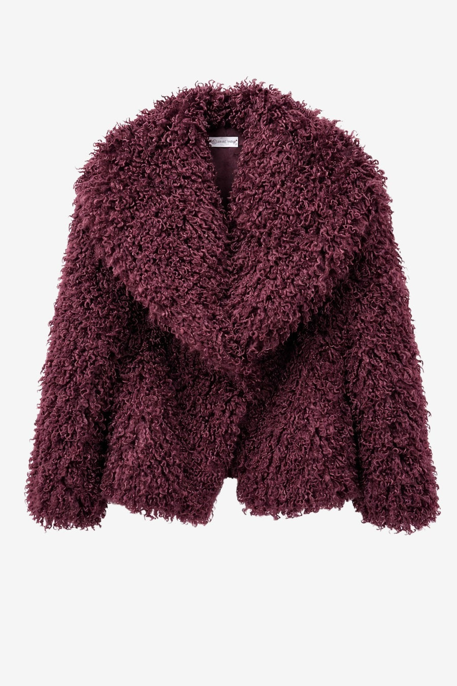 Studio Faux fur coat 61678 | Bordo