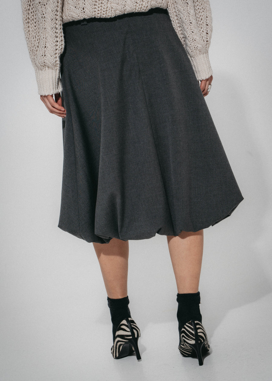 Tess viscose balloon skirt