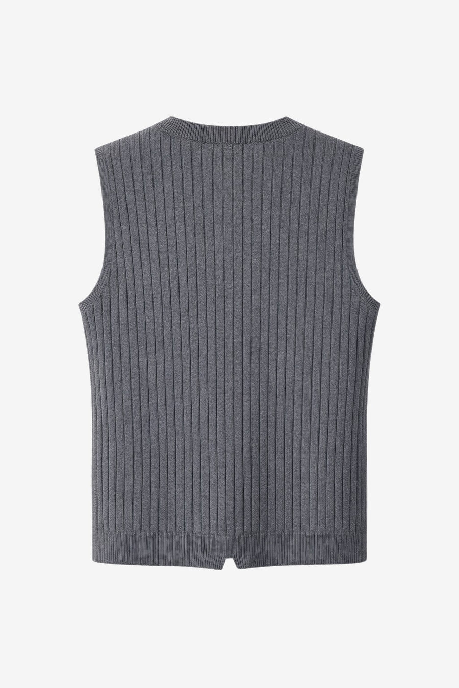 Теssa back knitted vest | Grey