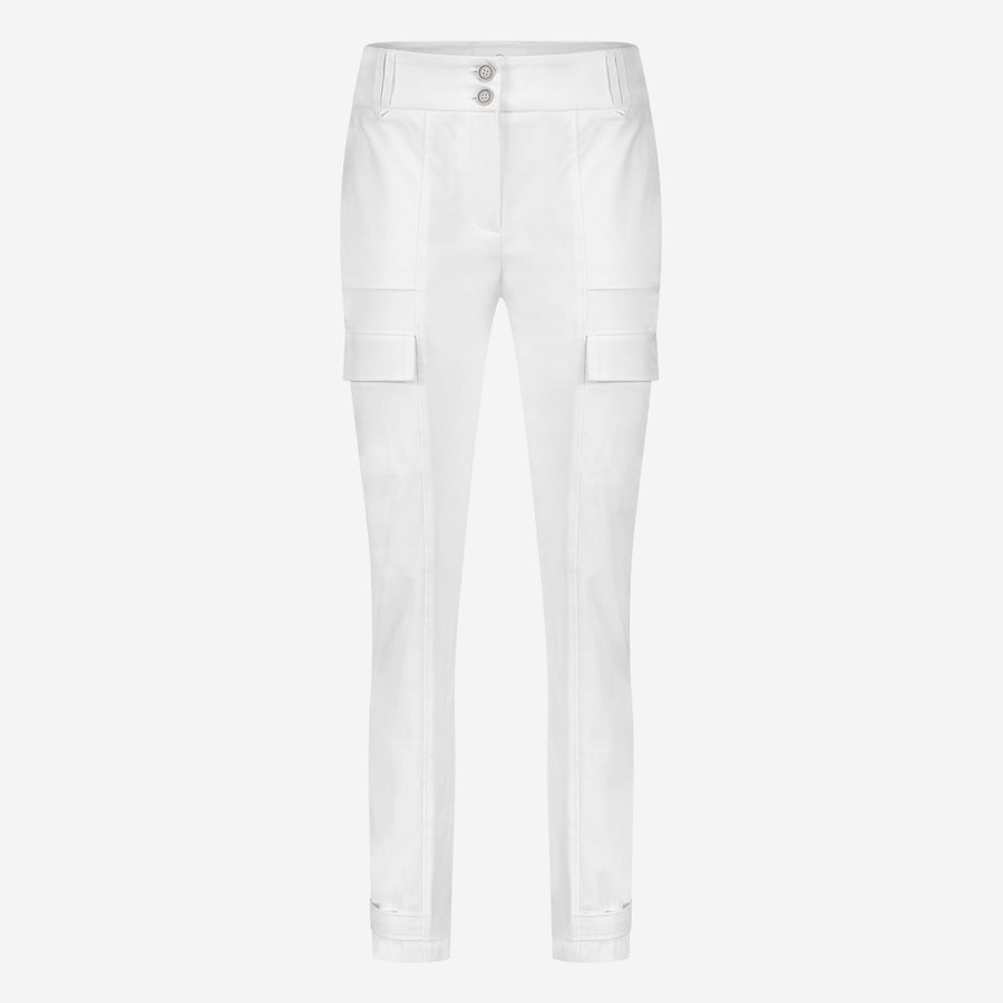 Vera pants technical jersey | White