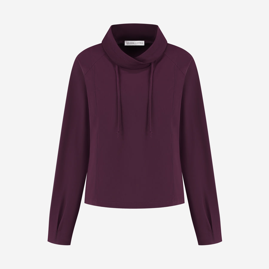 Maren top technical jersey | Cherry