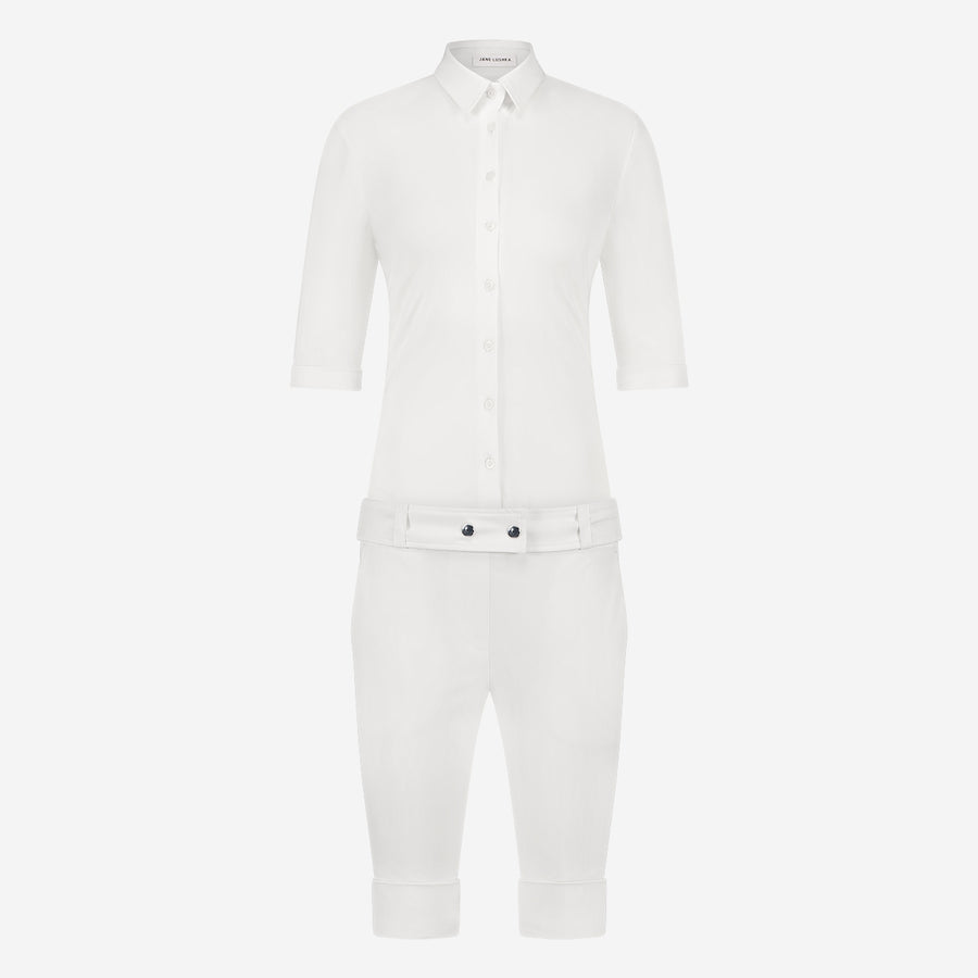 Jumpsuit lulu technical jersey | White