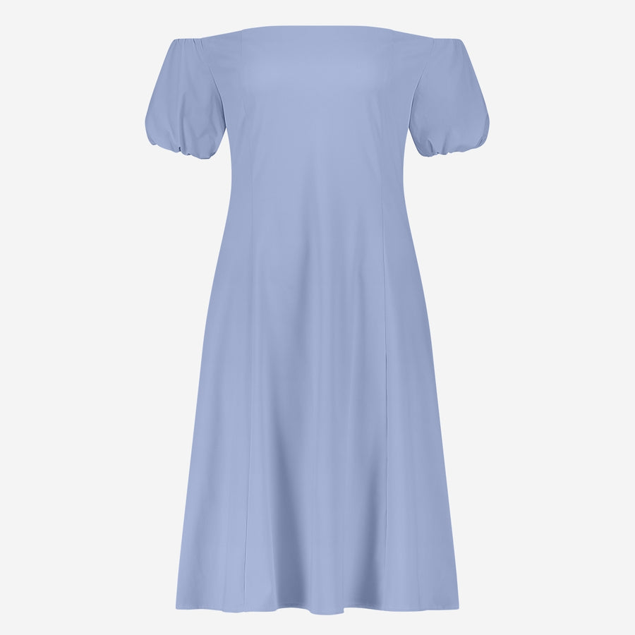 Goldie dress technical jersey | Mid Blue