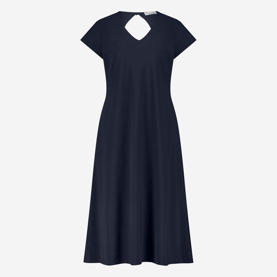 Fennela dress technical jersey | Blue