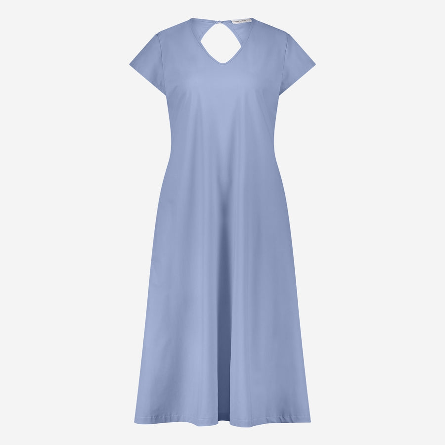 Fennela dress technical jersey | Mid Blue