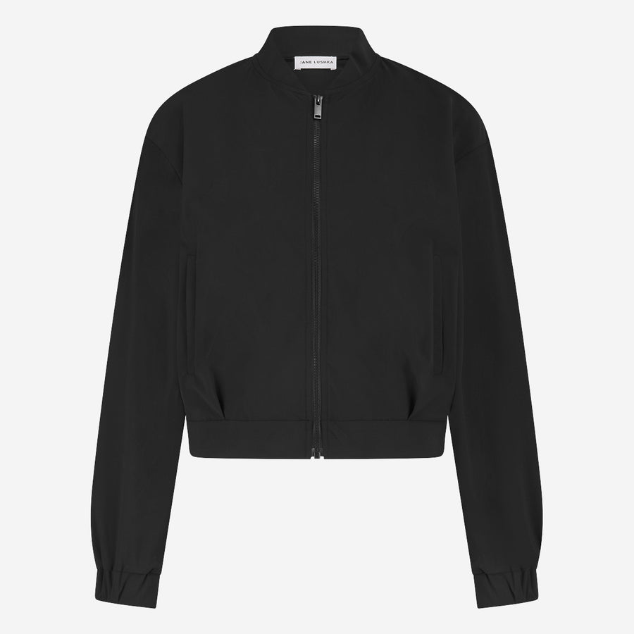 Sharon jacket brush tech jersey | Black