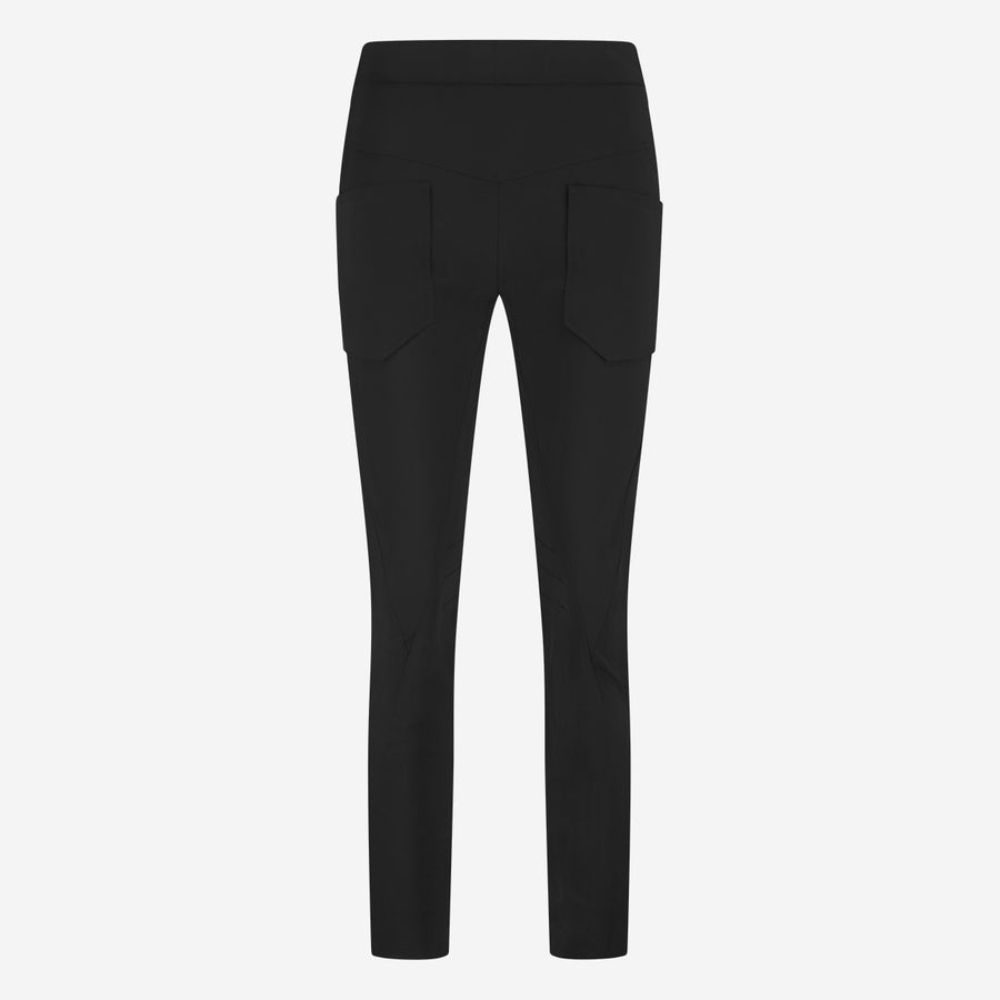 Doris pants brush tech jersey | Black