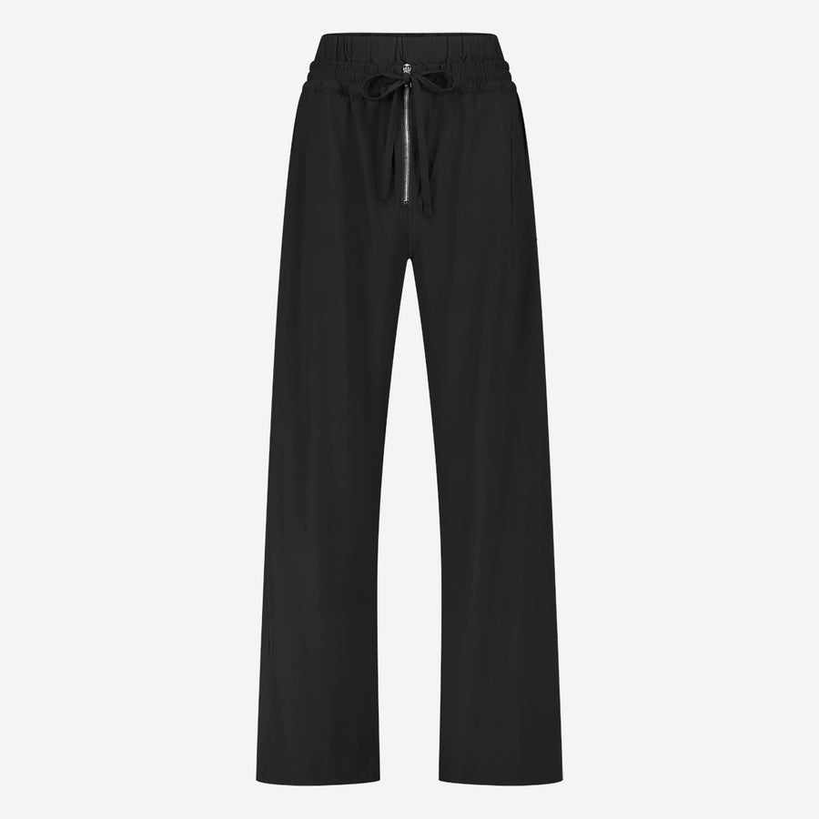 Beril stretch technical jersey pants | Black