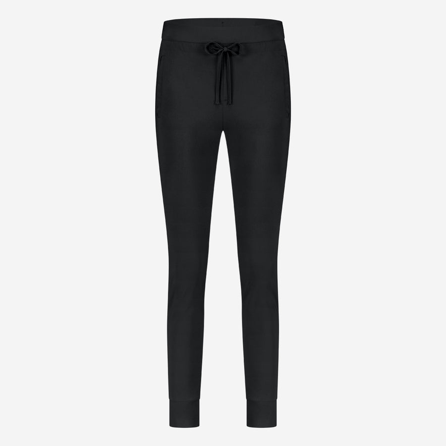 John stretch technical jersey pants | Black
