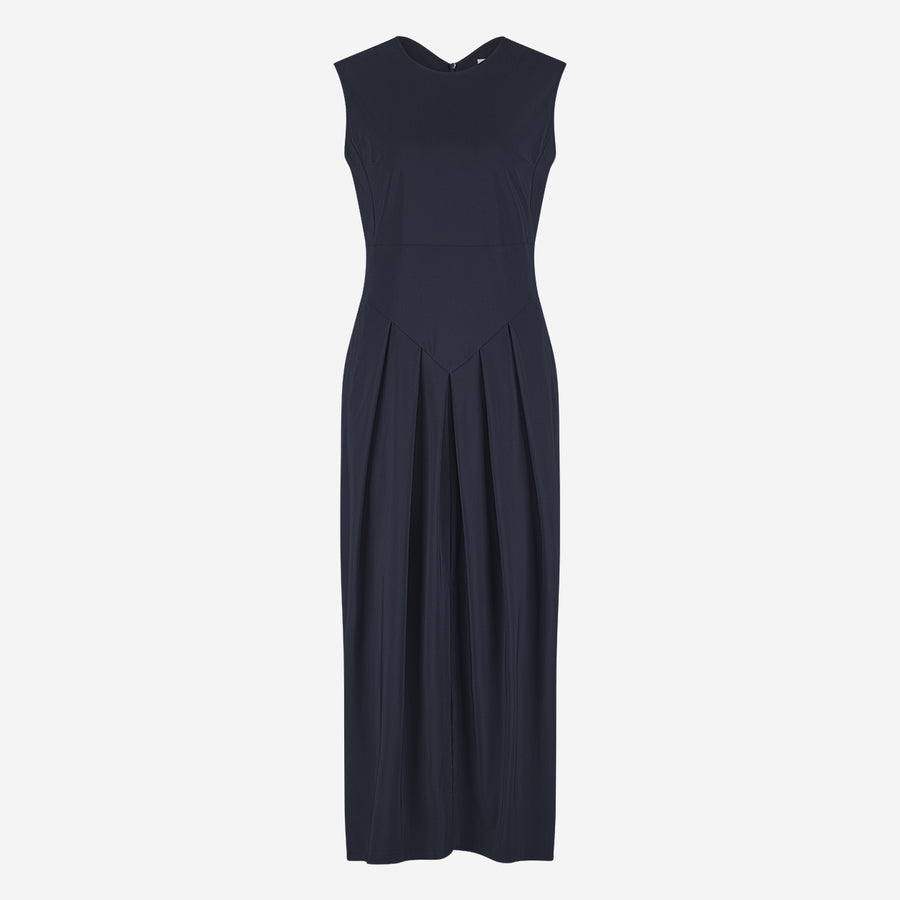 Jacklin stretch technical jersey dress | Blue