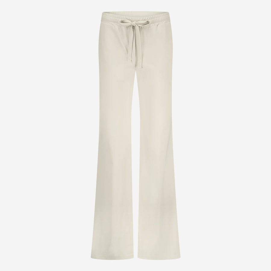 Carola structure technical jersey pants | Light Sand