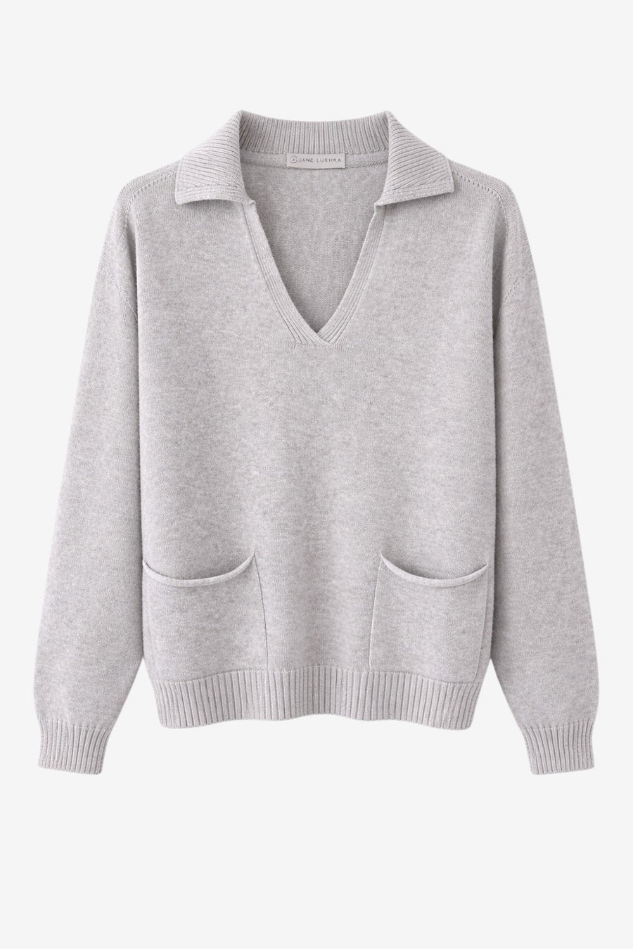 V-neck dyed viscose pullover NB2310