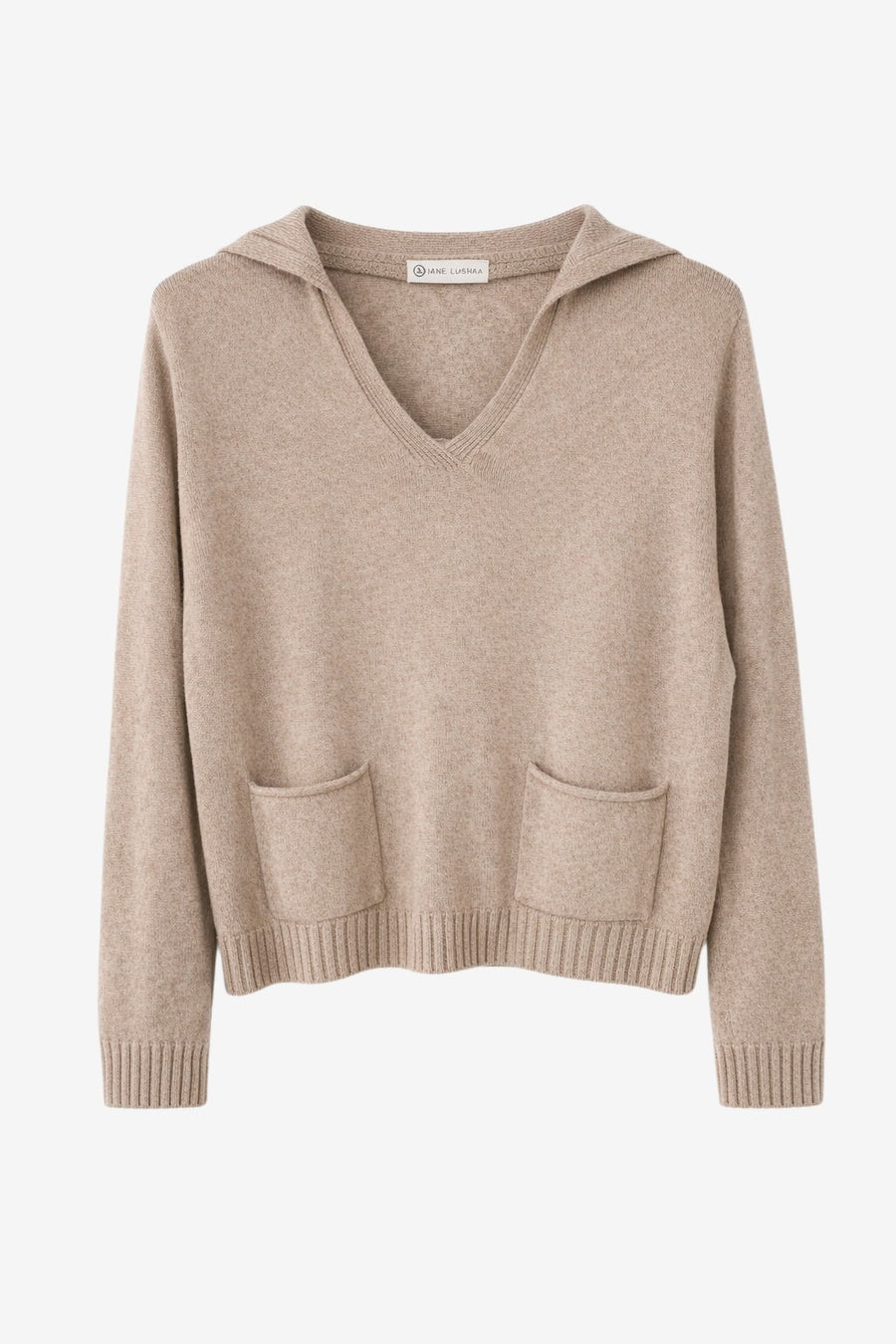 V-neck dyed viscose pullover NB2310