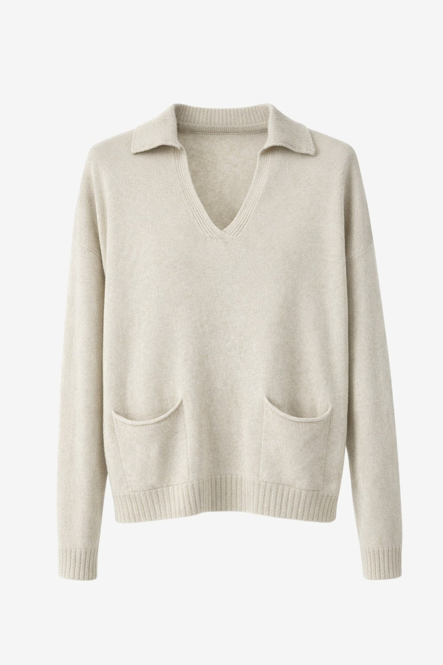 V-neck dyed viscose pullover NB2310