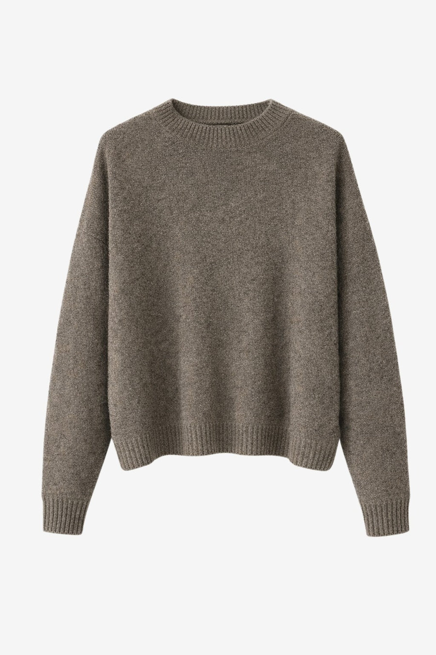 Velvety wool blend pullover