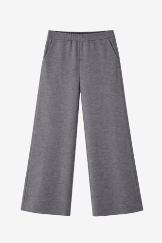 Viscose wide-leg pants