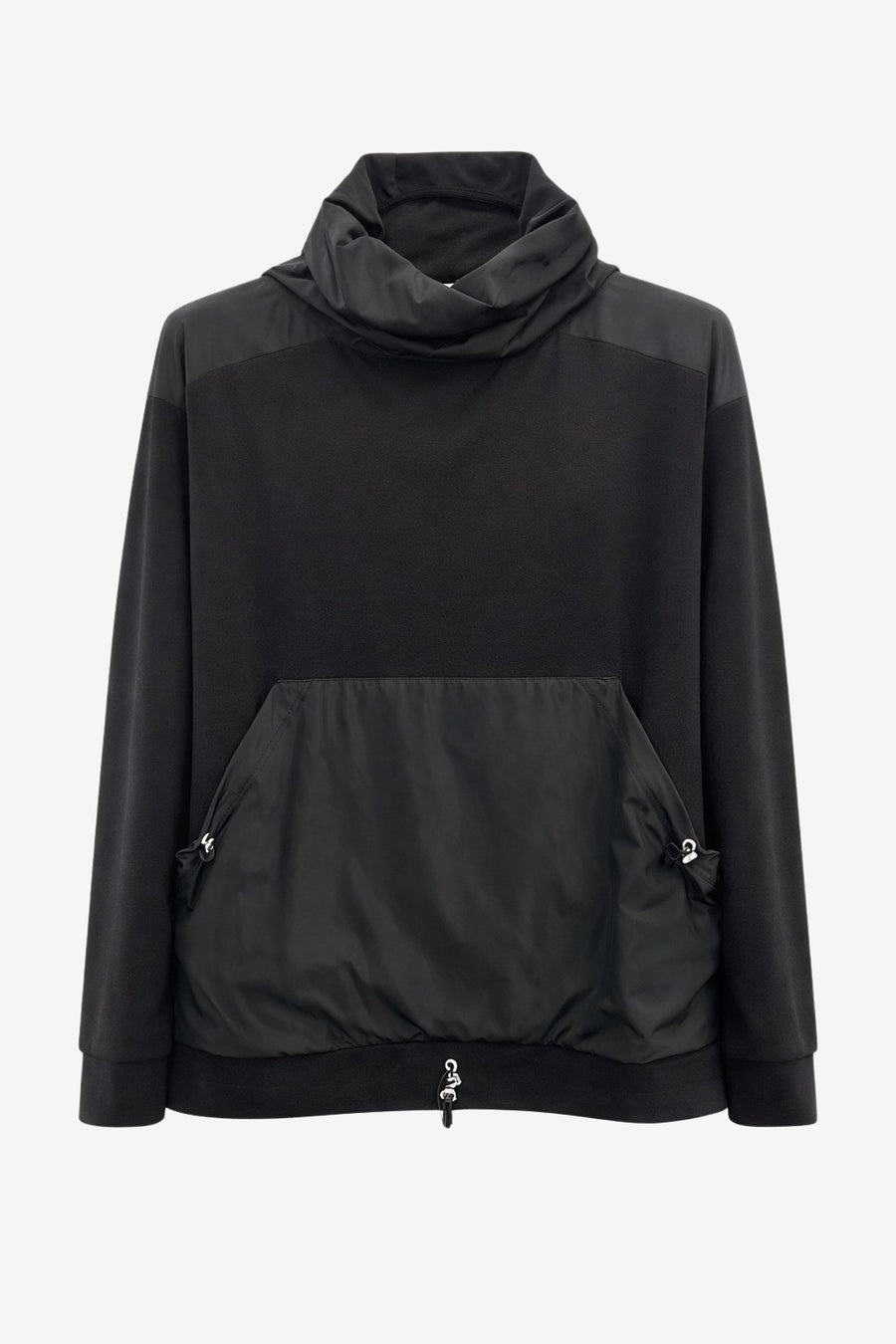 Iseo combi punto Milano long sweater | Nero