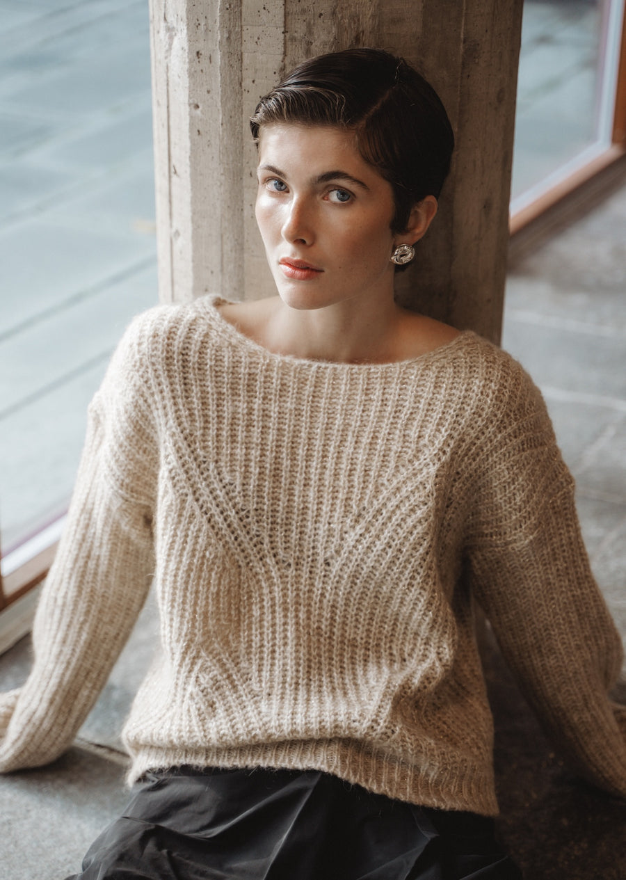 Pullover melange H23376 | Gold