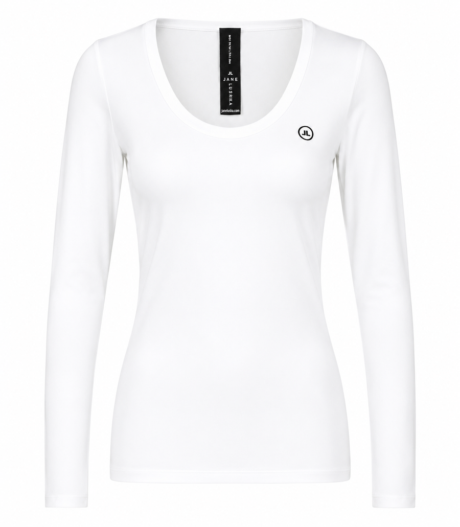 T shirt R Neck Easy Wear Organic Cotton | White