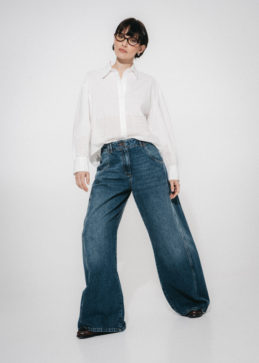 Sassy denim barel jeans