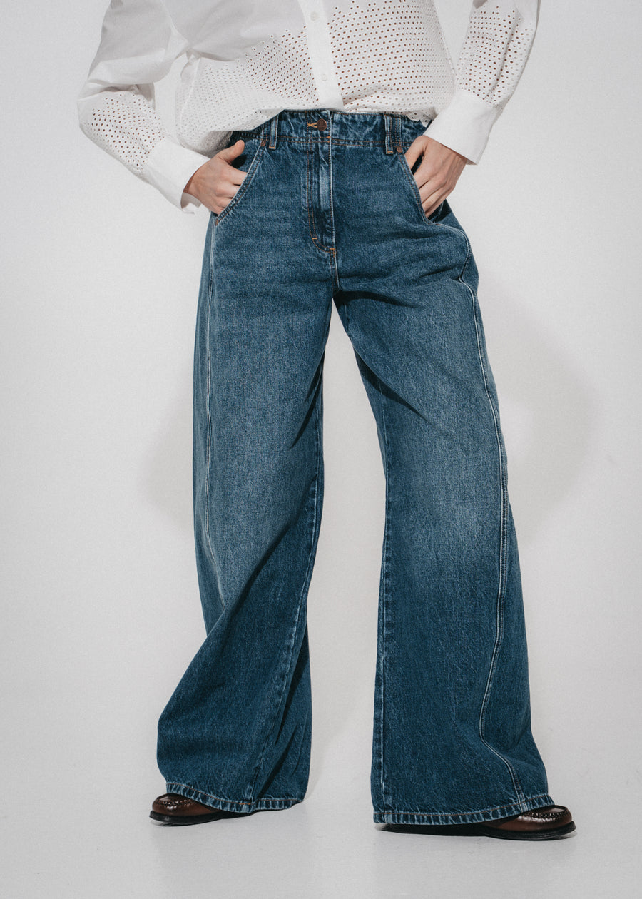 Sassy denim barel jeans
