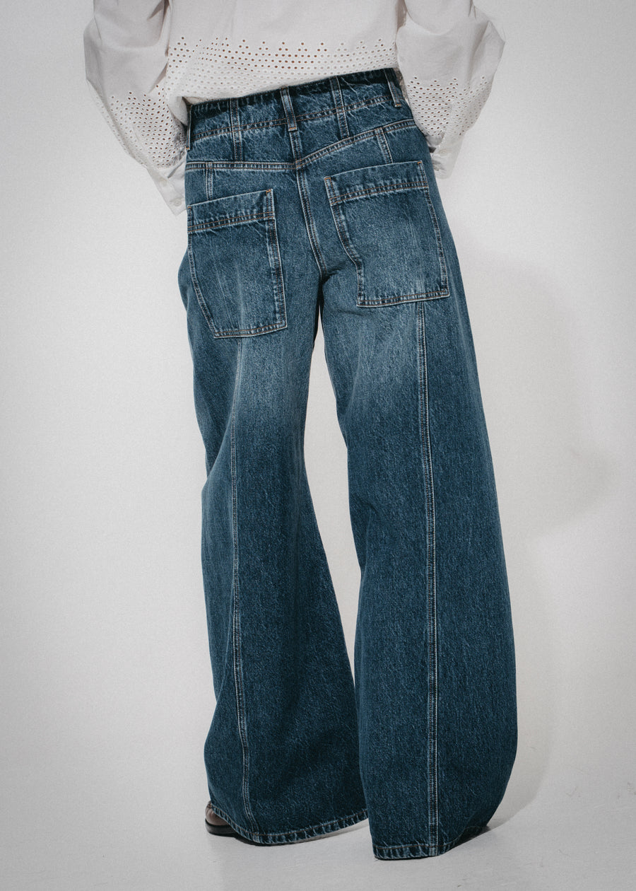 Sassy denim barel jeans