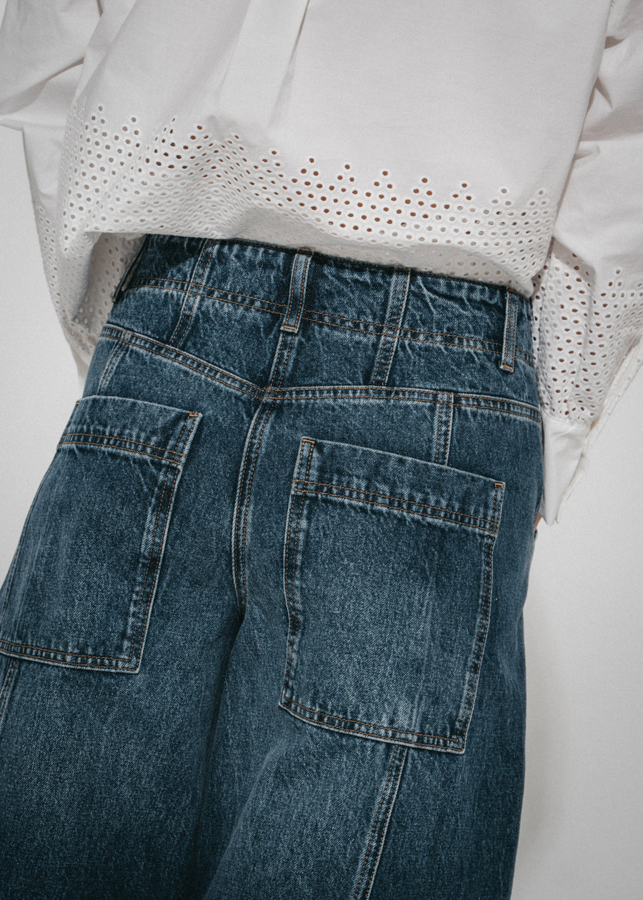 Sassy denim barel jeans