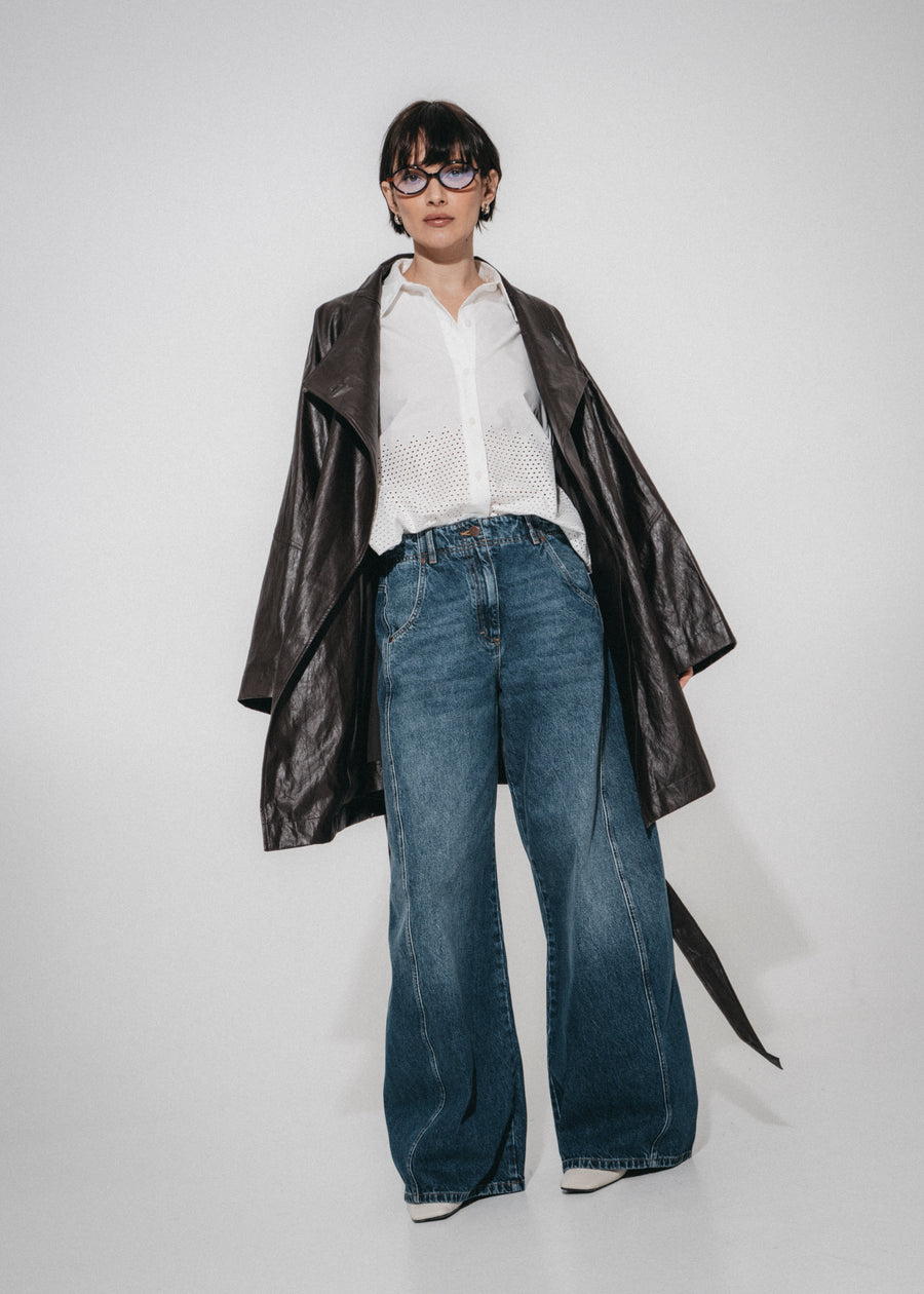 Sassy denim barel jeans