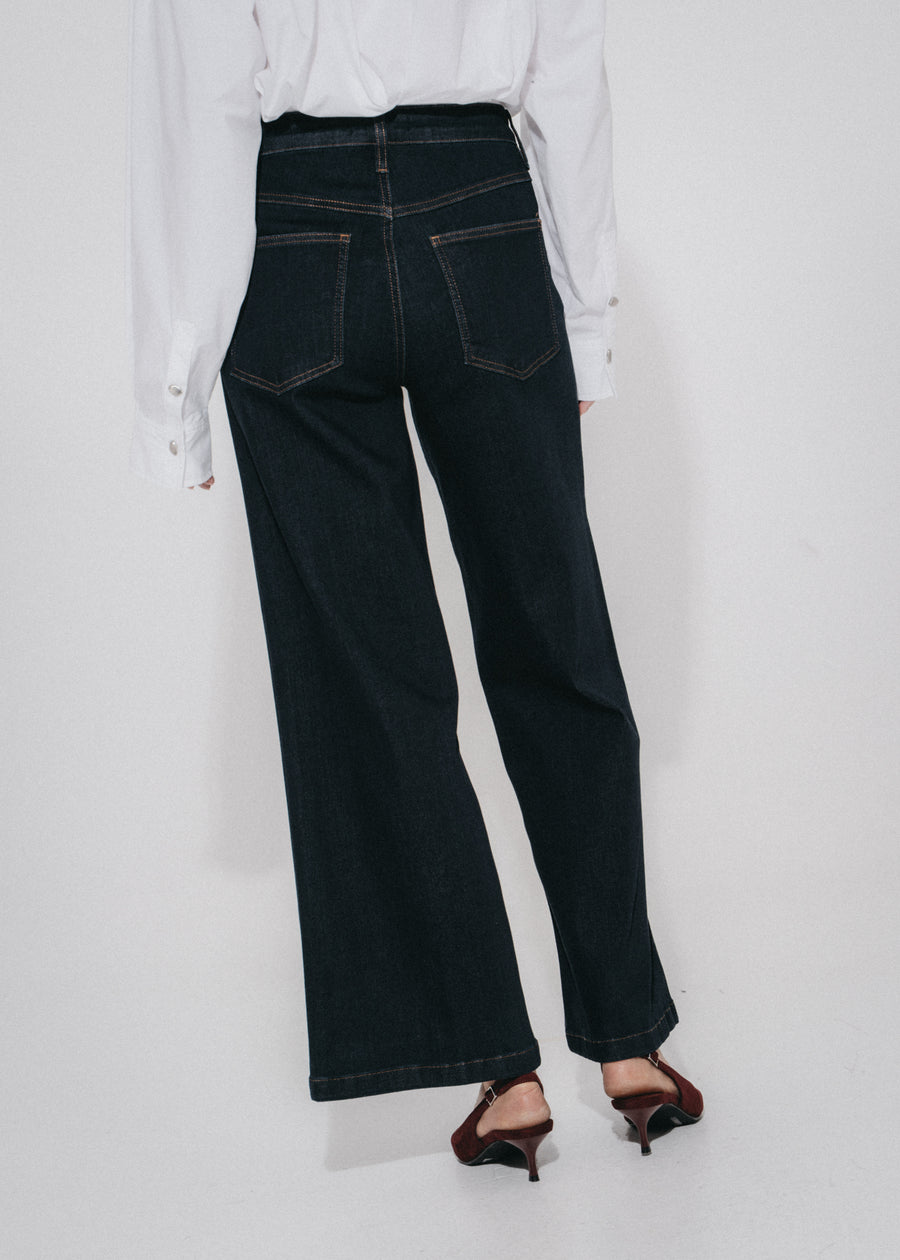 Dramak palazzo jeans | Dark Blue
