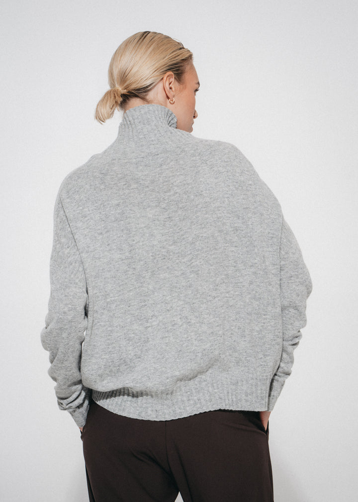 Pullover polo in lana e cashmere W1165